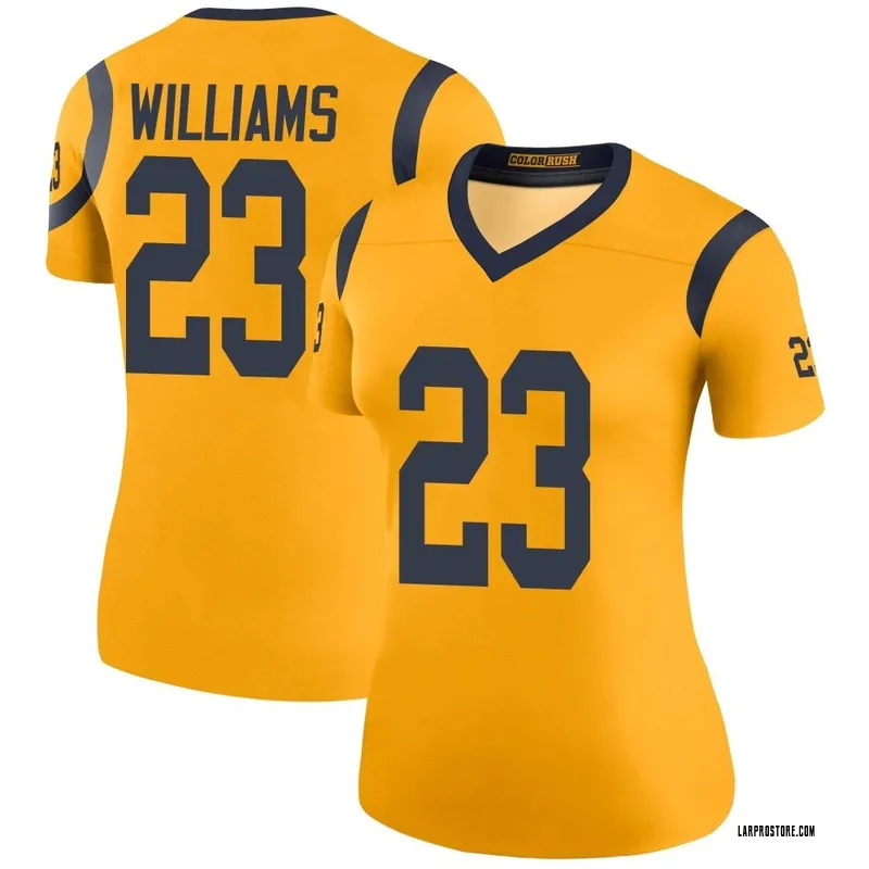 Men's Nike Kyren Williams White Los Angeles Rams Game Jersey Size: Large