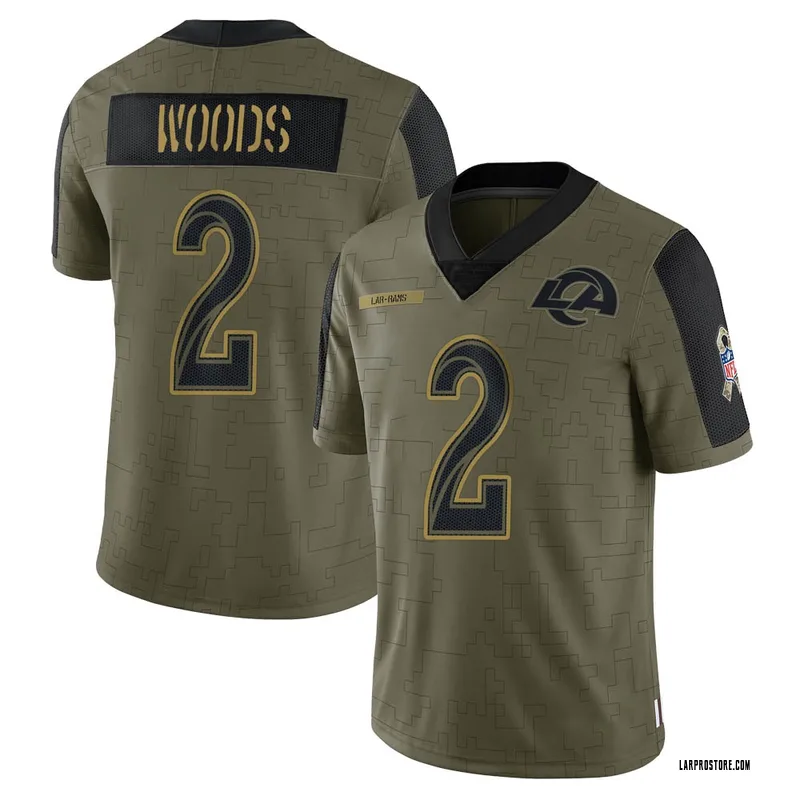 Los Angeles Rams Nike Game Alternate Jersey - White - Robert Woods