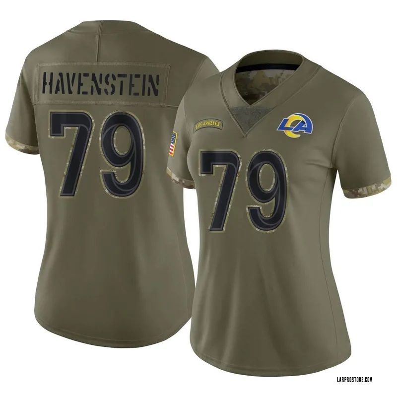 NFL Auction  Crucial Catch - Rams Rob Havenstein Game Worn Jersey  (10/07/2018) Size 42