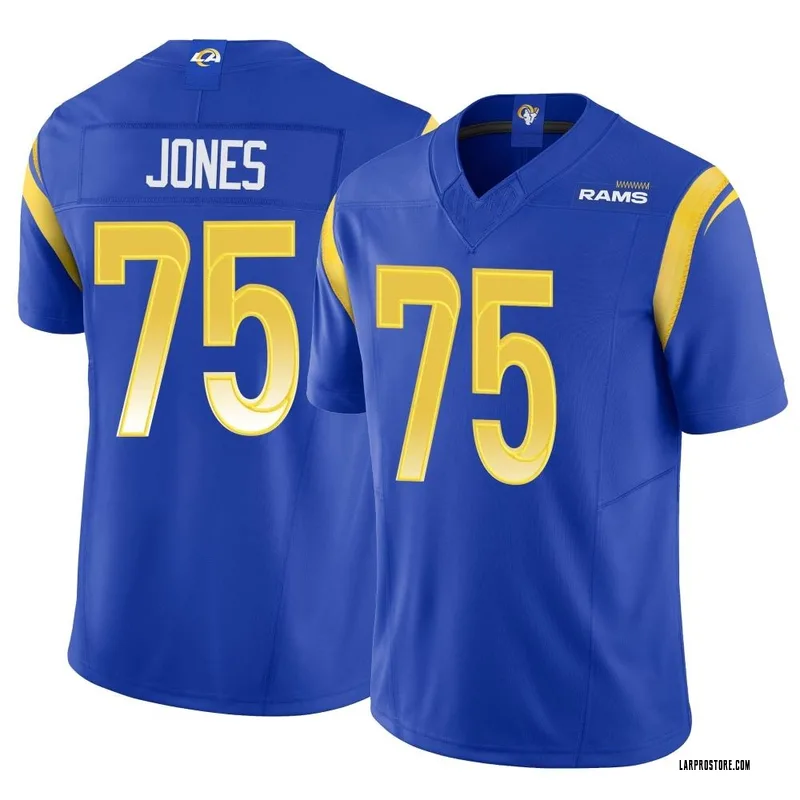 DAVID DEACON JONES CUSTOM LOS ANGELES RAMS THROWBACK JERSEY FEARSOME  FOURSOME