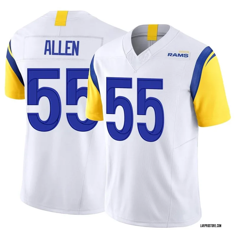 Brian Allen Limited NO.55 White Vapor Untouchable Men's Rams Jersey